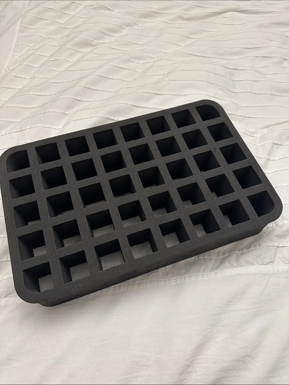 Black Foam Storage Insert Organizer nail polish